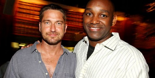 Gerard Butler and producer Broderick Johnson 29.07.2008г.