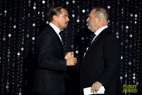 Leonardo DiCaprio и Harvey Weinstein