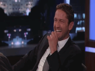 Gerard Butler on Jimmy Kimmel Live PART 3.gif
