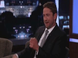 Gerard Butler on Jimmy Kimmel Live PART 4.gif