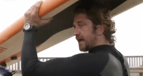 Chasing Mavericks Official Trailer (2012) - Gerard Butler.gif